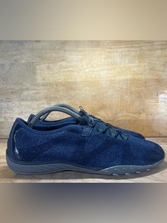 Skechers Shoes - Skechers Breathe Easy Relaxed Fit Womens Sz 11 Slip On Shoes Sneakers Navy Blue